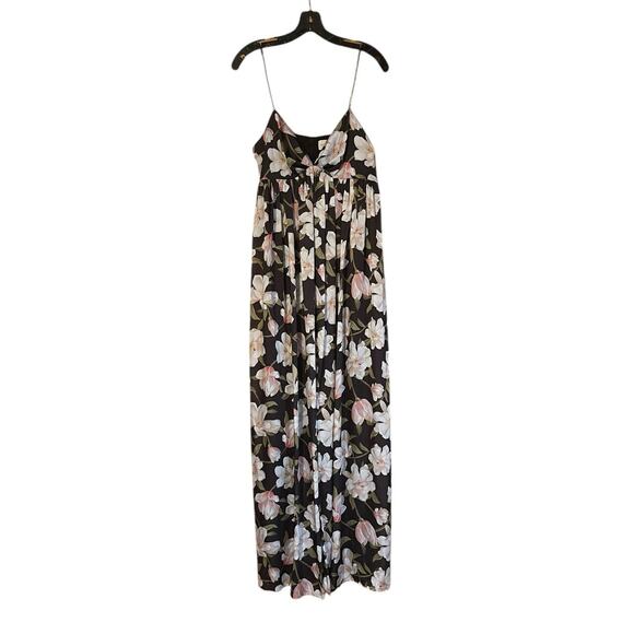 Sachin + Babi NEW Size 8 Jessica Floral V Neck Empire Waist Gown Ebony Garden - Picture 5 of 10